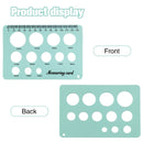 Nipple Ruler; Nipple Rulers For Flange Sizing Measurement Tool ; Silicone & Soft Flange Size Measure For Nipples; Breast Flange Measuring Tool Breast Pump Sizing Tool - New Mothers Musthaves (LF)