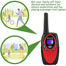 RT628 Walkie Talkies for Kids; Toys for 5-13 Year Old Boys Girls; Key Lock; Crystal Voice; Easy to Use; Long Range Walky Talky for Camping Hiking(Red; 2 Pack)