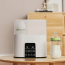 4 In 1 Multifunctional Double Bottle Sterilizer Automatic Power Off Smart LED Touch Screen Milk Heater
