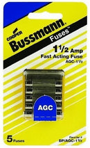 Bussmann-Fuse, 1-1/2A, AGC, 250VAC, PK5