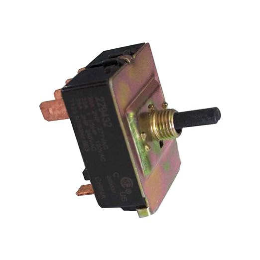 Miller 229432 Switch, Rotary 4 Pos 25A 240Vac