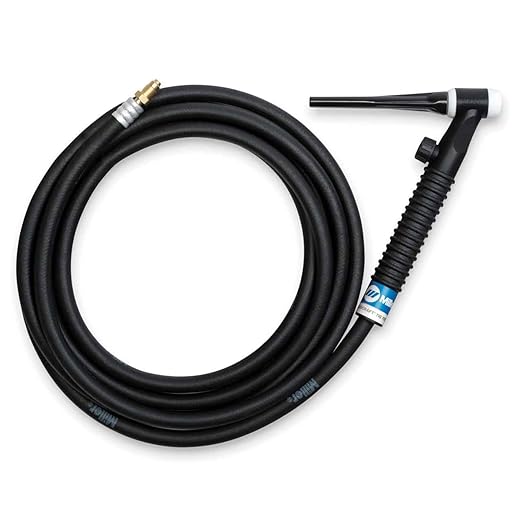 Miller Electric TIG Torch Kit, A-150V, 12-1/2 ft, Rubber (WP-17V-12-R)