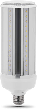 Feit Electric C4000/5K/LEDG2 300W Equivalent Mini Corn Bulb, Corn Cob High Output LED Light Bulb, E26 Base, 5000K Daylight, 3” x 3” x 7”