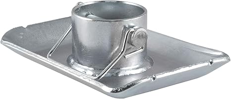 CURT 28272 Trailer Jack Foot, Fits 2-Inch Diameter Tube, Supports 2,000 lbs