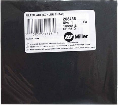 Miller 268468 Filter, Air (Kohler Ch440)