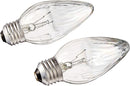 GE LIGHTING 75340 Flame Shaped Auradescent Bulb, 25W, 2-Pack