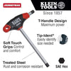 Klein Tools SAE T-Handle Hex Key Hex Key, 1/8" Tip Size