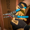 Klein Tools Long Nose Multi Tool Wire Stripper, Wire Cutters, Crimping Tool, 10-22 AWG, 8-1/4 in, Blue