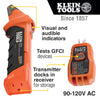 Klein Tools Digital Circuit Breaker Finder with GFCI Outlet Tester, Includes Transmitter, Receiver, 9V Battery