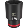Milwaukee 1-1/2 in. SHOCKWAVE Impact Duty 1/2 in. Drive Deep Well 6-Point Impact Socket