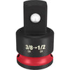 Milwaukee SHOCKWAVE Impact Duty 3/8 in. Drive to 1/2 in. Drive Adapter