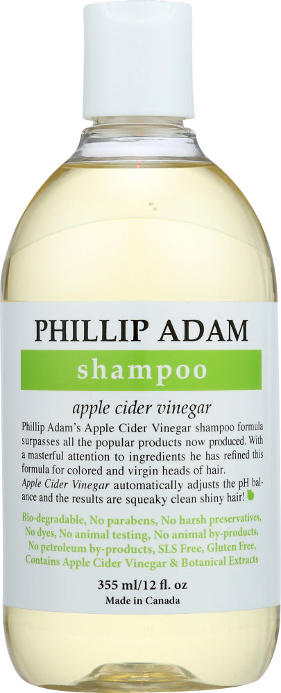 PHILLIP ADAM: Shampoo Apple Cider Vinegar, 12 oz