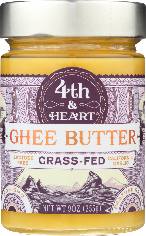 4TH & HEART: Ghee Butter California Garlic, 9 oz