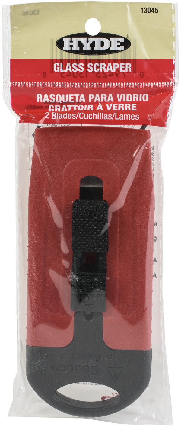 Razor Blade Scraper Wtih Blade Storage-Red/Black