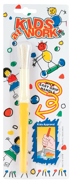 Kids At Work Paintbrushes-Chubby W/Natural Bristle 1/Pkg