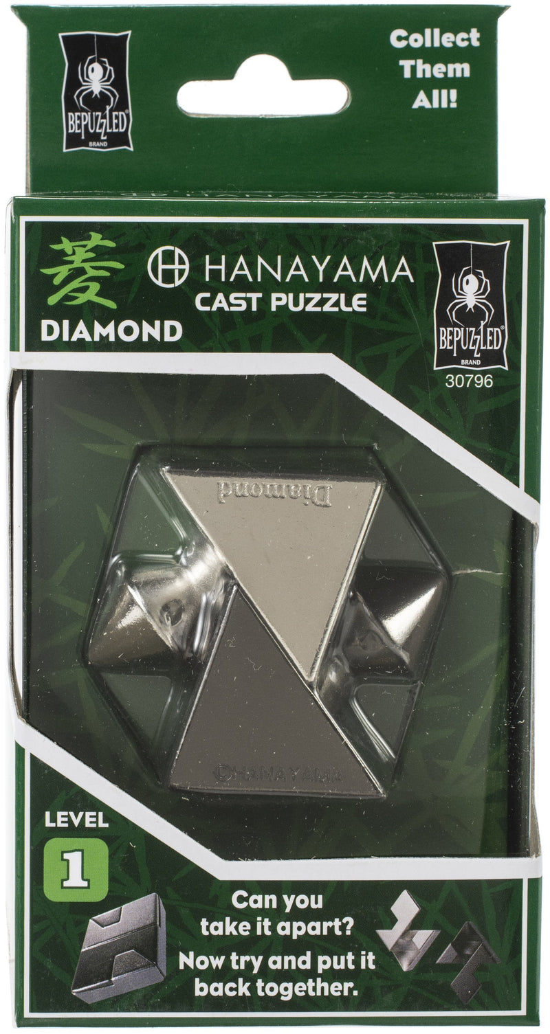 Hanayama Cast Puzzles-Diamond Level 1