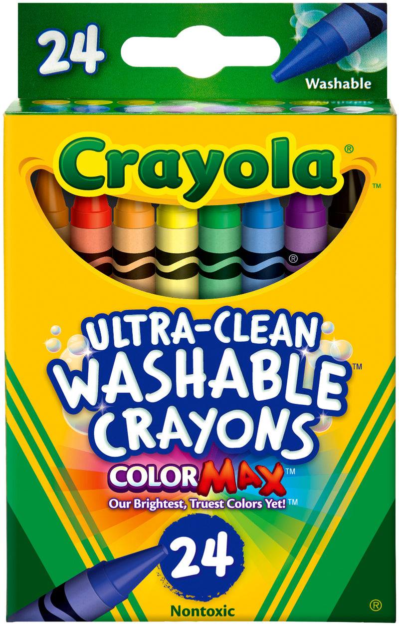 Crayola Washable Crayons-24/Pkg