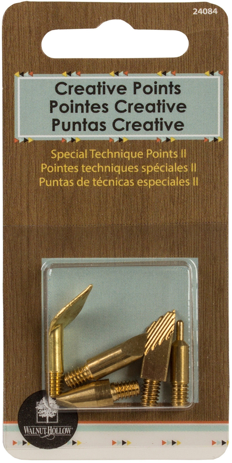 Creative Woodburning Special Technique Points Ii 5/Pkg-Assorted