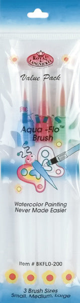 Big Kid's Choice Aqua-Flo Brush Set-3/Pkg