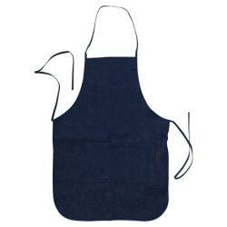 Wear'm Apron With Pockets 19"x28"-Denim