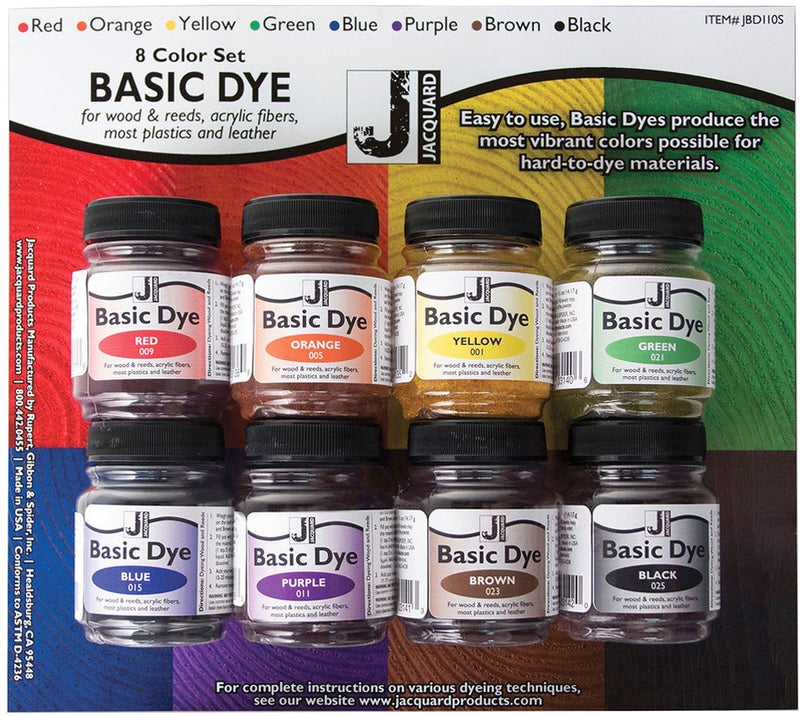 Basic Dye Set .5oz 8/Pkg-