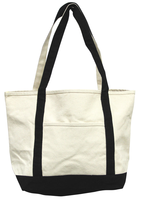 Wear'm Large Heavy Boat Bag 24"x14"x8"-Natural/Black