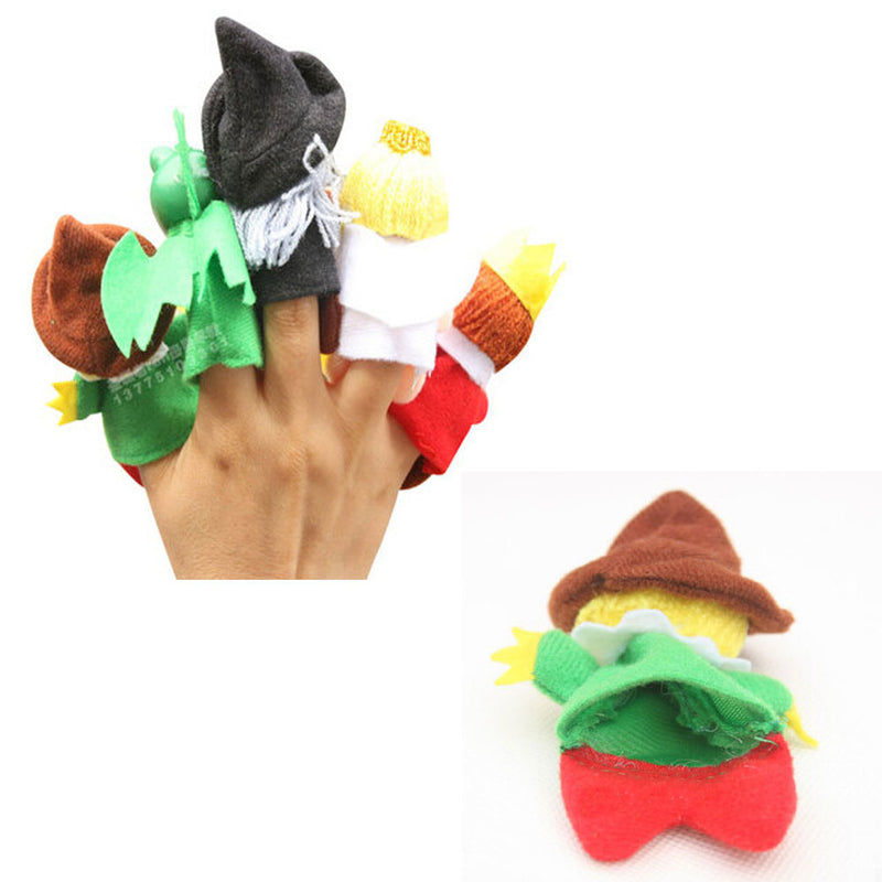 6Pcs Prince and Princess Finger Puppets Story Telling Puppets for Kids 0-3Years