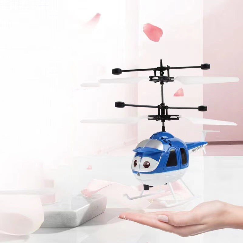 1pc Induction Intelligent Gesture Remote Control Helicopter; Boys Girls Children Suspension Aircraft