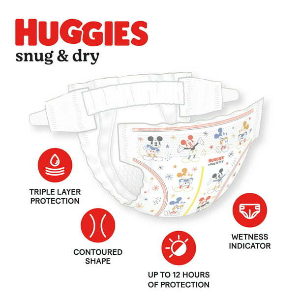 Huggies Snug & Dry Baby Diapers Size 6;  Count 92