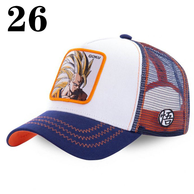 Dragon Ball Naruto 41 All Styles Buckle Back Cotton Baseball Cap Men's Women's Hip Hop Dad Hat Trucker Mesh Cap