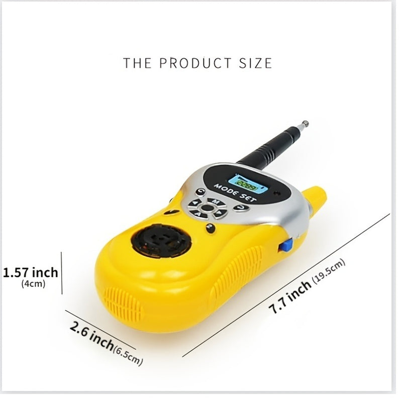 2pcs Wireless Call Parent-child Interactive Outdoor Toys ; Children's Mini Walkie-Talkie Toys