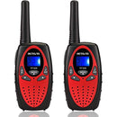 RT628 Walkie Talkies for Kids; Toys for 5-13 Year Old Boys Girls; Key Lock; Crystal Voice; Easy to Use; Long Range Walky Talky for Camping Hiking(Red; 2 Pack)
