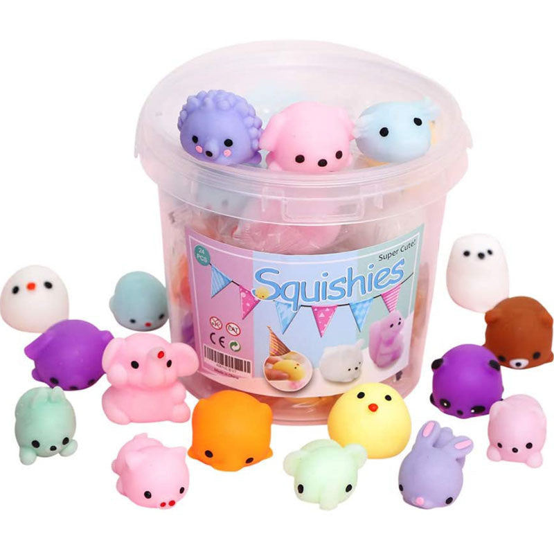 Barrel Squishies Soft Rubber Decompression Toy; Gifts For Students Kids Toddlers