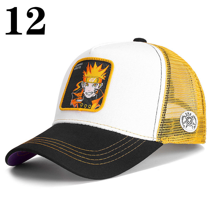 Dragon Ball Naruto 41 All Styles Buckle Back Cotton Baseball Cap Men's Women's Hip Hop Dad Hat Trucker Mesh Cap