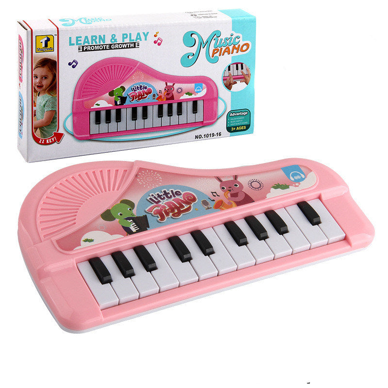 Musical Keyboard; 23 Keys; Music And ABC Songs Pre-Recorded; Educational Music Toys; Carry N' Go Handle