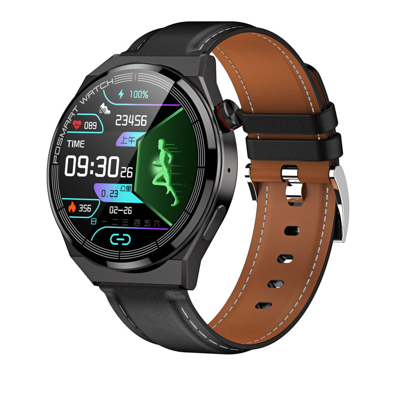 Smart sports watch Huaqiang North top equipped with Porsche men's waterproof large screen 1.45 Bluetooth