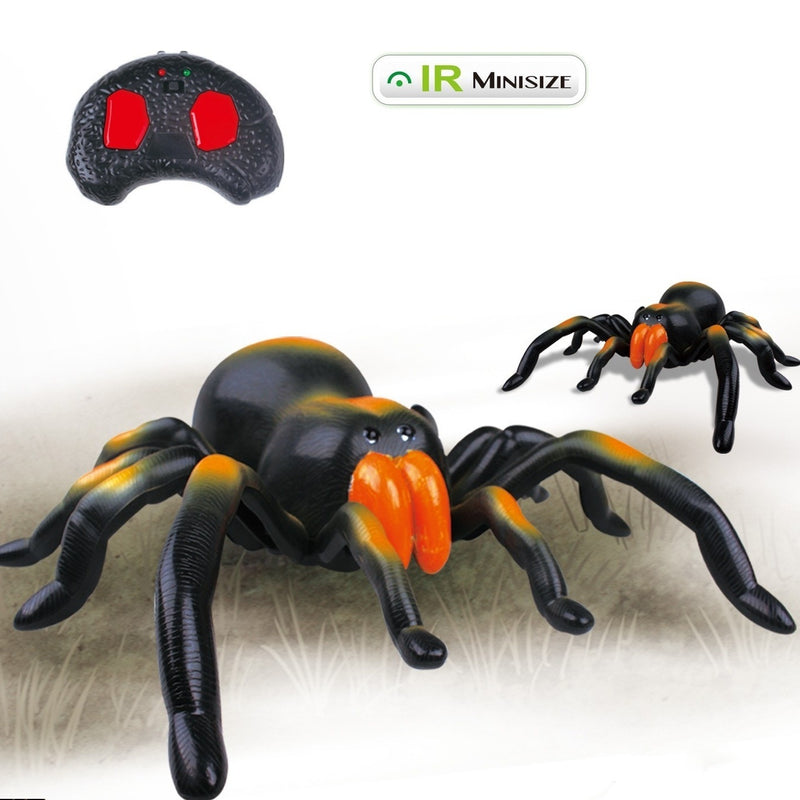 Infrared Remote Control Simulation Big Tarantula Children's Toys; New And Strange Electric Tricky Remote Control Spider Simulation Insect