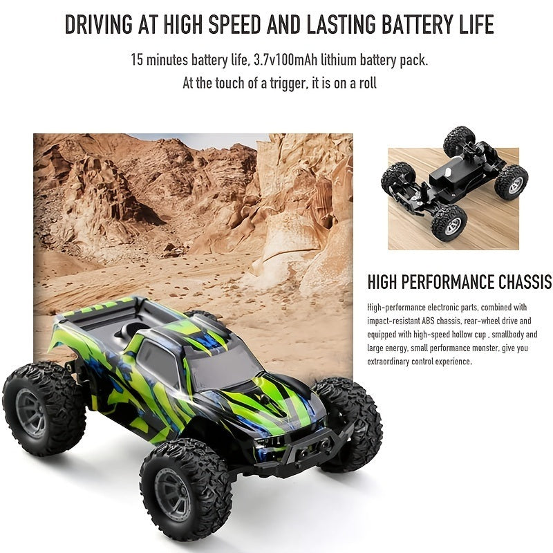 1:32Proportion Remote Control Car; Remote Control Car Max 20 Km/h; 2.4Ghz High-Speed All-terrain Outdoor Electric Toy Car; Boys & Girls Kids Remote Control Car-02