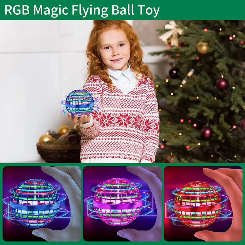 Flying Ball Toys;  Hover Orb;  2022 Magic Controller Mini Drone;  Boomerang Spinner 360 Rotating Spinning UFO Safe for Kids Adults