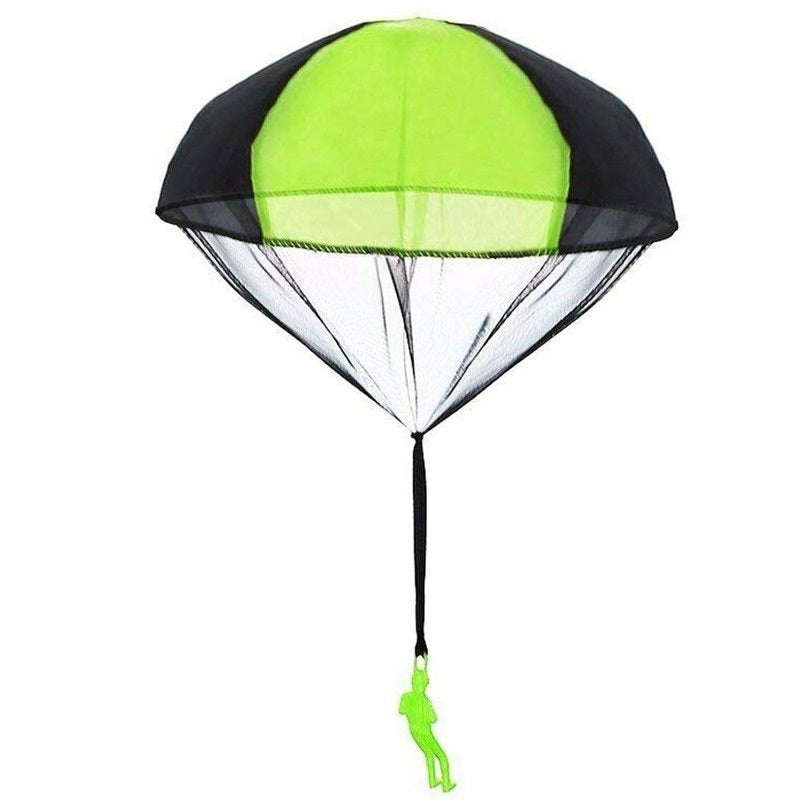 4PCS Set Tangle Parachute Figures Hand Throw Soliders Square Outdoor Children's Flying Toys