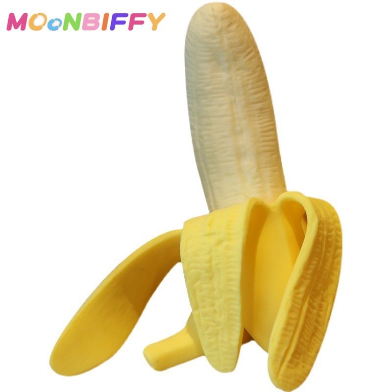 Simulation Banana Creative Decompression Stretch Pinch Stress Toy Stretching Pinch Anti Anxiety Fun Interesting Gifts