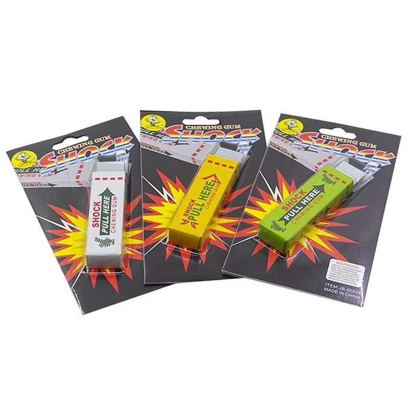 1 pce Electric Shock Joke Chewing Gum; Shocking Toy; Gift; Gadget Prank Trick Gag Funny Fool's Day Toy; Gift For Halloween