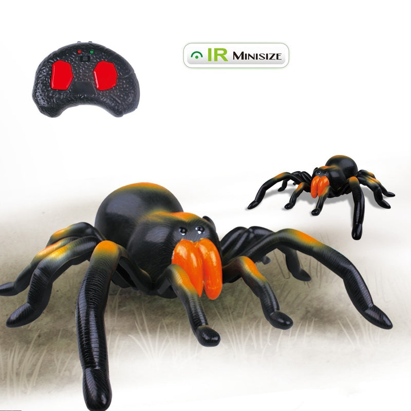 Infrared Remote Control Simulation Big Tarantula Children's Toys; New And Strange Electric Tricky Remote Control Spider Simulation Insect