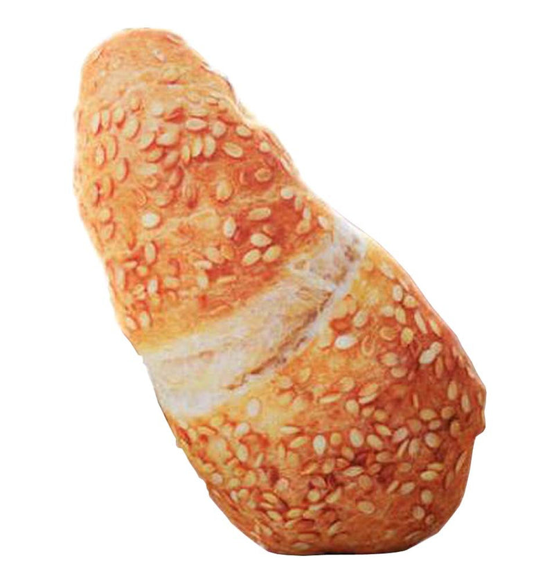 3D Simulation Bread Pillow Food Shape Back Cushion Plush Stuffed Toy [I]