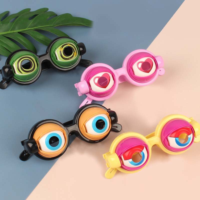 Funny Crazy Eyes Glasses Novelty Toys Gags And Practical Jokes Giant Googly Eyes Creative Party Favors For Kids Birthday Gifts