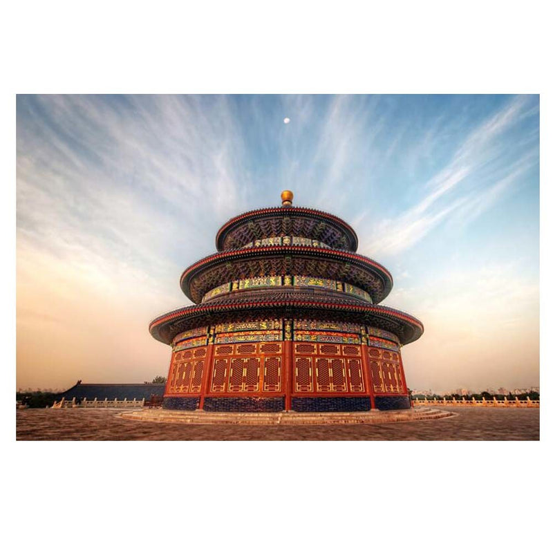 500 Piece Wooden Jigsaw Puzzle for Adults Chinese Place of Interest Puzzle Toy Decoration; Temple of Heaven