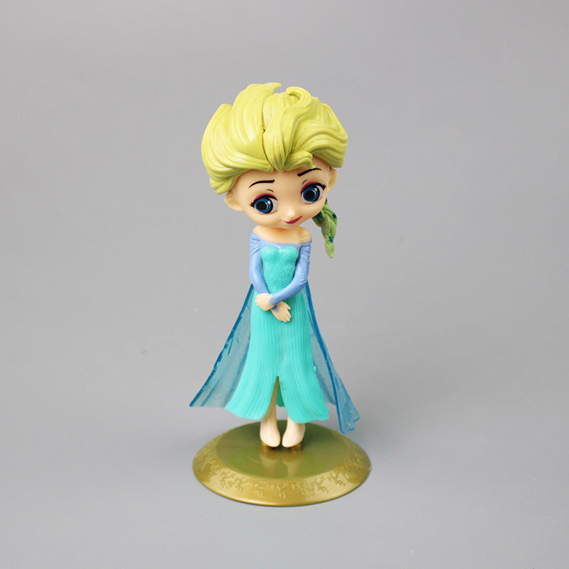 Disney's Hand-Made Frozen Princess Aisha Ann Kawaii Big Eyes Princess Variety Little Beauty Character Action Figure