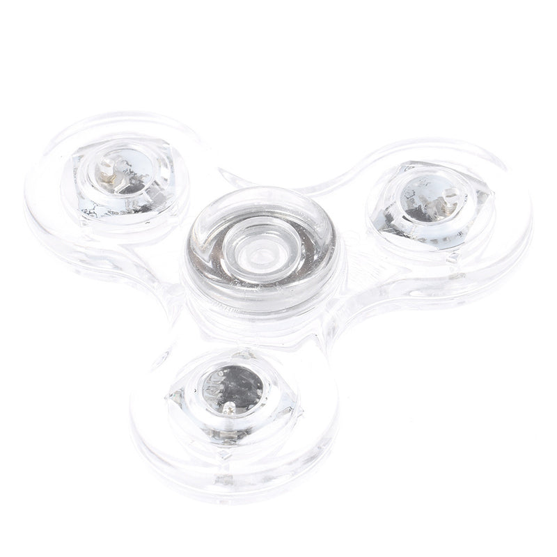 Glowing LED Light Spinner Hand Top Spinner Glow In The Dark; Fingertip Gyroscope Toy