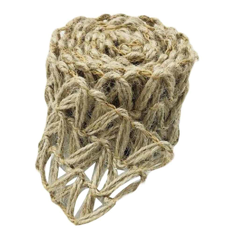 10 Yards Weaving Jute Burlap Ribbon for DIY Crafts Wedding Party Decor Gift-Wrapping, 50mm Wide