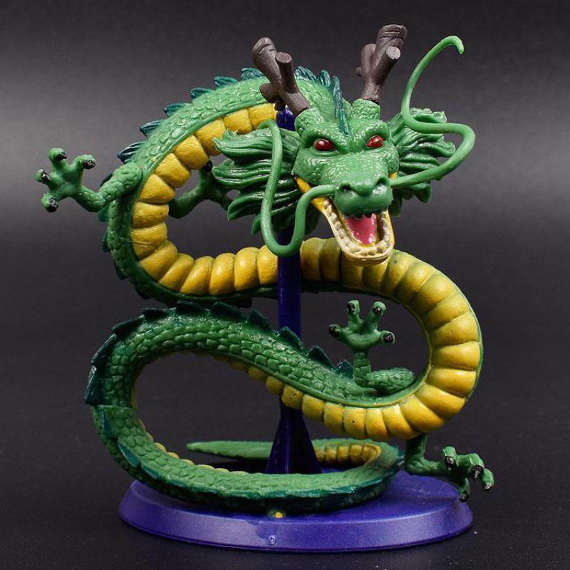 11Cm Dragon Ball Cyan Dragon Handmade Model Decoration Dragon Ball Z Anime Dragon Doll Toy Decoration Birthday Gift